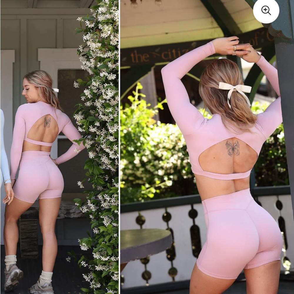 YoungLA Pink Athletic Shorts